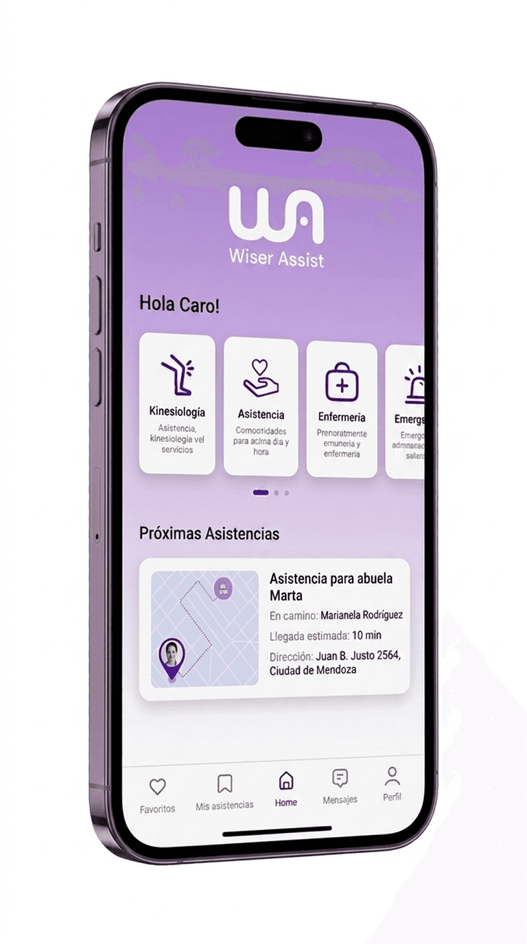 Wiser Assist App Mockup